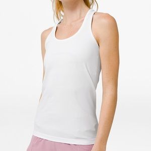 Lululemon swiftly tech racerback tank white size 8